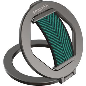 Smartish MagSafe Grip Kickstand - Quickstand - Magnetic Cell Phone Finger Loop Grip - [Dual-Sided Magnets] Ring Holder Mount w/MagSafe Adapter Kit for Apple iPhone Accessories - So Jaded