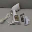 Conair Handheld Garment Steamer for Clothes, Turbo ExtremeSteam 1875W Fabric Steamer, Portable Handheld Design, Strong Penetrating Steam, White/Champagne