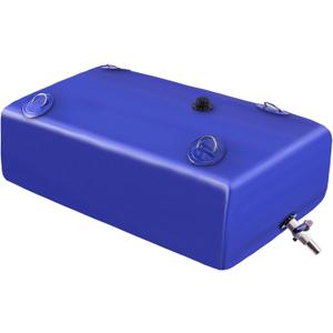 Water Tank, 30 Gallon Water Storage Bladder, Foldable Portable Water Storage, Large Water Storage Containers with 3/4" PVC Spigot and Hose Kit for Camping, Garden, Emergency Water Bag (Blue)