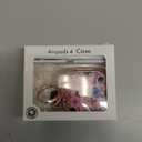 Inesore with Safety Lock for AirPods 4 Case Cover 2024,Floral Cute AirPod 4th Generation Case for Women Girly with Cleaner Kit and Keychain- Pink Berry Flower