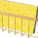 Sponge Holder for Kitchen Sink,Gold Sponge Holder,Kitchen Sink Caddy (Gold)