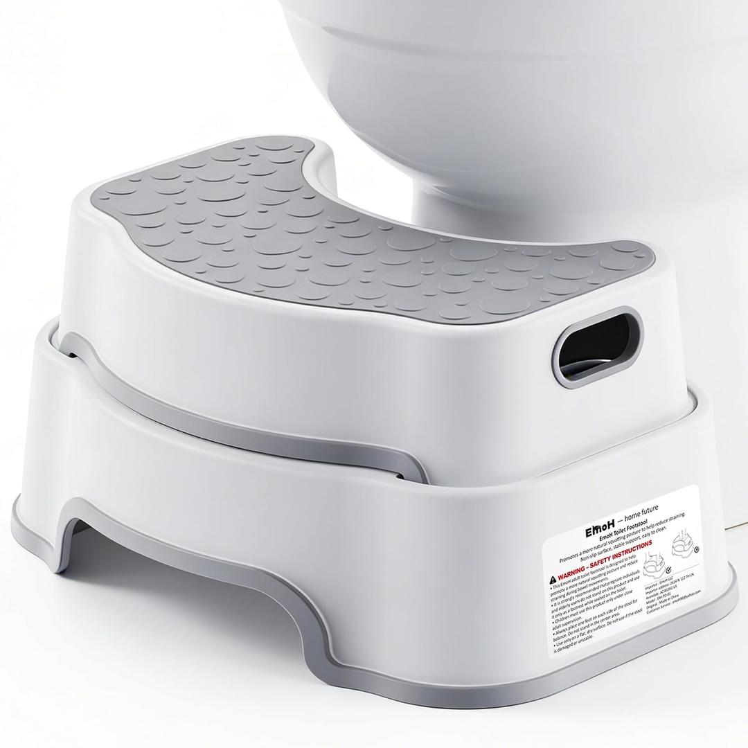 EmoH 2-in-1 Squatting Potty for Adults, 16.7" Wide | Squatting Pool Stool
