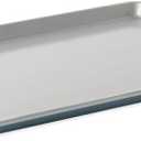 Nordic Ware Brilliant Colorful Bakeware 18 x 13 Half Sheet Pan, Nonstick made without PFAS or PTFE for safe cooking; Reinforced steel rim prevents warping