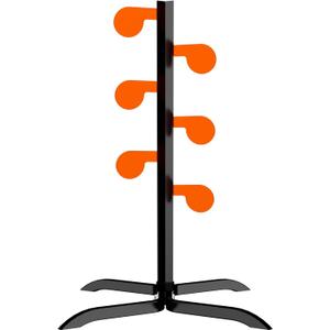 Highwild AR500 Dueling Tree Target Kit - Six Steel Paddles 4" x 1/4" Reactive Shooting Targets with Stand, 42" X 27" X 31"
