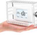 Thermostat Lock Box with Key 7.28x4.72x2.24 Inches Clear Plastic – Prevents Unauthorized Temperature Changes for HVAC Systems – for Home, Office, Schools, Property Managers