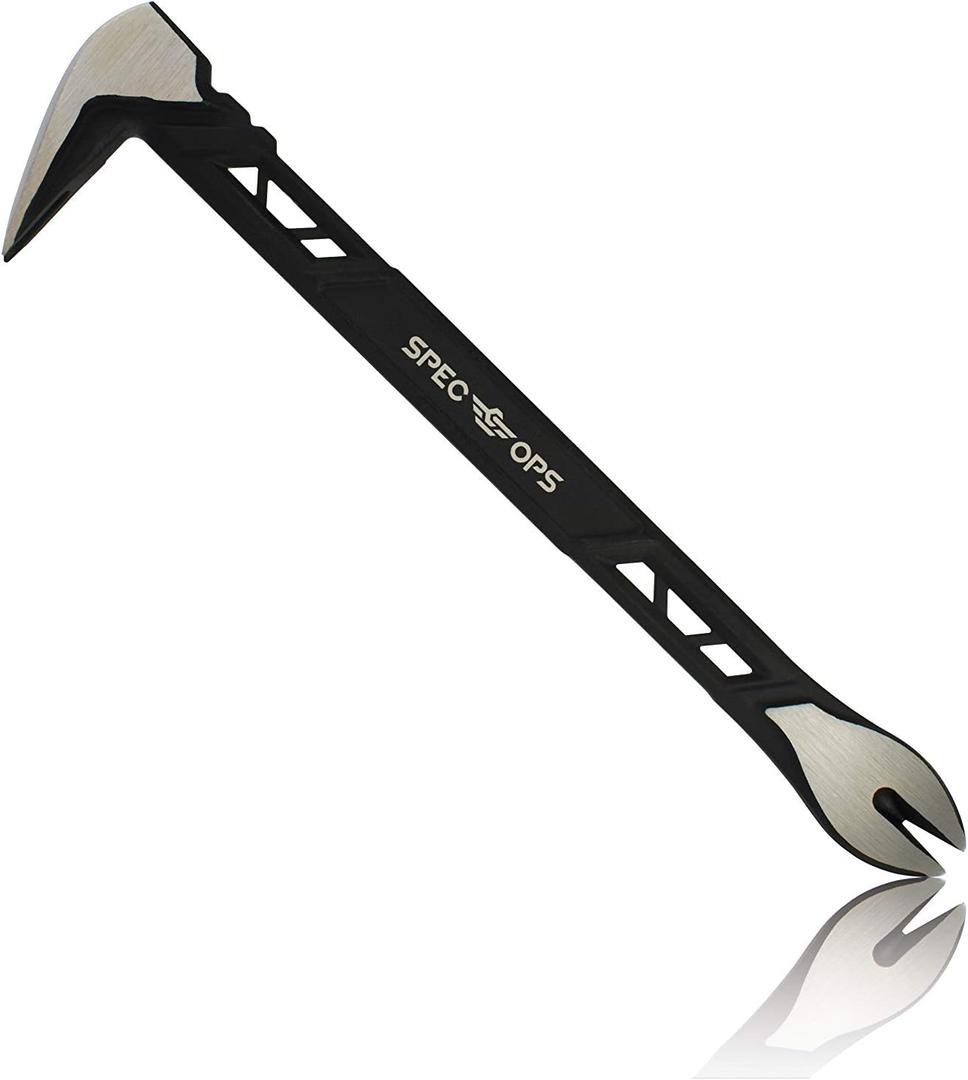 Spec Ops Tools 11" Nail Puller Cats Paw Pry Bar, High-Carbon Steel, 3% Donated to Veterans, (11 Inch)