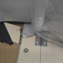 WOHOMO Folding Desk, Small Foldable Desk 31.5" for Small Spaces, Space Saving Computer Table Writing Workstation for Home Office, Easy Assembly, Oak (Beige)