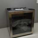 48 Can Beverage Refrigerator,12 Bottle Liquor Cooler with Stainless Steel Glass Door, Digital Temperature Display, Countertop Mini Fridge for Soda, Liquor or Beer, Silver (1.3 Cu.ft)