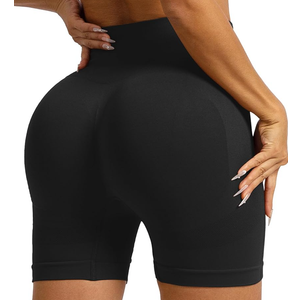 3.6" Women Seamless Workout High Waisted Scrunch Butt Lifting Gym Yoga Biker Booty Short Pants S