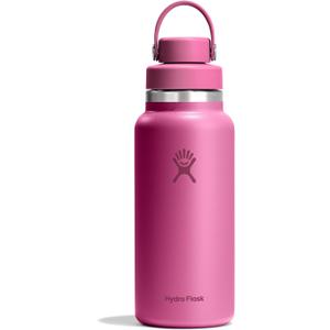Hydro Flask Water Bottle - Insulated Stainless Steel - Wide Mouth Chug Lid, Non Spill, Leakproof in 32 Oz Reef Pink