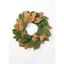 28 in. Artificial Magnolia Leaf Wreath