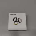 Smart Ring for Women Men,Fitness Tracker Ring with Heart Rate, Sleep Monitoring, Blood Oxygen, Step Counting for iOS and Android, No Subscription Fee, Waterproof, Valentines Day Gifts (Silver, 8)