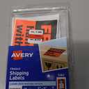 Avery Preprinted Shipping Labels, "Fragile Handle with Care" Label Stickers, 3" x 5", Non-Printable, 40 Rectangle Labels Total (5283)