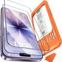 Yriklso 2-Pack for iPhone 17 Screen Protector,Military Grade Shatterproof,Bubble-Dust Free Box,9H+ HD Tempered Glass,Scratch & Smudge Resistant for iPhone 17 6.3 inch
