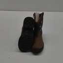 DREAM PAIRS Boys Girls Cowboy Boots Kids Western Riding Mid Calf Boots with Side Zipper (Toddler/ Little Kid/ Big Kid), Size 12 Little Kid, Brown/ Navy, KKUMMB2504