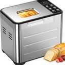 NEWBULIG 21-IN-1 Bread Maker, Automatic Bread Machine, Stainless Steel
