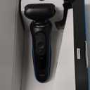 Braun Electric Shaver for Men, Series 5 5120s, Wet & Dry Shave, Turbo Shaving Mode, Foil Shaver, Engineered in Germany, with Beard Trimmer & Attachments, Blue