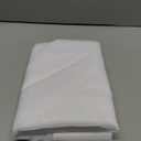 NICETOWN Sheer Curtains Panel 72" Long - Ring Top Window Treatment Sheer Voile Drapes for Bedroom/Living Room (White, Set of 2, W54 x L72)