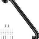 Anti-Slip Black Grab Bar 20 Inch, Grab Bar for Bathtub and Shower