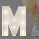 JoyBox Design 2FT Marquee Light Up Letters, Marquee Letters M, Mosaic Balloon Letters for Birthday Party Decorations, Marry Me Light Up Letters, Baby Marquee Letters for Decor, Wedding Decor