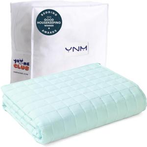 YnM Portable Weighted Lap Blanket for Adults, Perfect for Relaxation, Lounging, Napping, Sleeping & Travel,  20x16