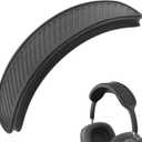 Silicone Headband Cover Replacement Headband Cushion Washable Head Top Pad Protector Compatible with Apple AirPods Max Headphones Soft & Comfort Headband Pad Cover, Black