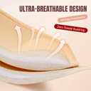 Bra Inserts 4 Pairs, Sports Bra Pads Inserts for Women, Sew in Bra Cups for Dresses, Bathing Suit Inserts (Medium, Beige)