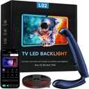 TV Backlight with Sensor Sync, 11.5ft RGB LED Light Strip for 32–50” Screens, Smart App Control, Game & Music Sync Lighting