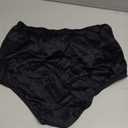 Vanity Fair Women's High Waisted Underwear, Full Coverage Ladies Panties, Perfectly Yours Briefs (6, Nylon - Midnight Black)