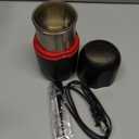 COOL KNIGHT Herb Grinder [Large Capacity/Fast/Electric ]-Spice Herb Coffee Grinder With Pollen Catcher/- 7.5" (Black)