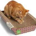 SmartyKat Super Scratcher Chaise Corrugated Cat Scratcher, Catnip Infusion Technology - Brown, One Size