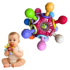 Baby Montessori Sensory Toys for 0-6 6-12 Months, Baby Teether Teething Toys for Babies 0 3 6 9 12 18 Months, Newborn Infant Learning Developmental Toys Gifts for 1 2 Year Old Boys Girls