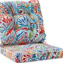 JMGBird Outside Chair Cushions Deep Seat Patio Cushions for Outdoor Chairs
19x19 Outdoor Chair Cushions 2 Adirondack Chair Cushions waterproof Outdoor Pillows Outdoor Cushions for chairs