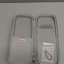 Stethoscope Carrying Case, Hard Stethoscope Case Compatible for 3M Littmann Classic III, Cardiology IV Diagnostic, MDF Acoustica Stethoscopes and Other Nurse Accessories (PU Black)