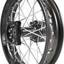 Rear Wheel Rim Hub for Motocross Off Road Dirt Pit Bike (80/100-12 (15mm Bearing))