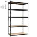 EliteEdge Heavy Duty Garage Shelving Units,5Tier Adjustable Storage Shelves,36x24x72in,Loads 3000 LBSS,Adjustable Garage Storage Shelving, Metal Storage Utility Racks Shelf Unit
