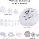 Vacuum Therapy Cupping Machine with 30 Cups and 3 Metal Gua Sha Handles for Salon SPA, Body, Back, Face Massage Care
