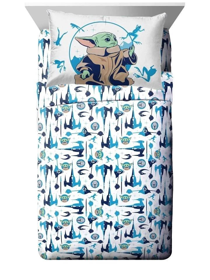 Star Wars The Mandalorian Twin Sheet Set 3pc