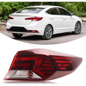 Tail Light Assembly Compatible With 2019-2020 Hyundai Elantra Tail Lamp Right Passenger Side Replacement 92402F2510 HY2805164 11916300