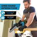 Mini Chainsaw, 6-Inch Electric Chainsaw Cordless,123456789