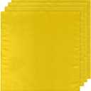 Gold Cloth Napkins Set of 4 Dinner Napkins Washable Reusable Soft Table Napkin for Dining Weddings Party Restaurant Decoration 20x20 inch