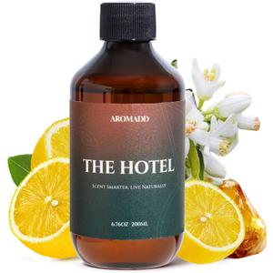 Aromadd Hotel Scents Diffuser Oil The Hotel, Luxury Essential Oils for Waterless Diffuser, Aromatherapy Hotel Diffuser Oil for Home & Office, Long-Lasting - 6.76 fl oz (200 mL)