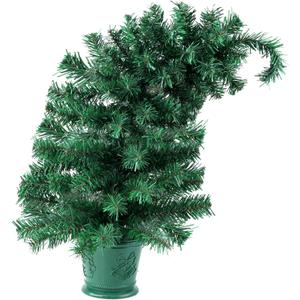 FOIMAS 2FT Artificial Christmas Tree,Whimsical Tabletop Christmas Tree with 120 Bramch Tips Base for Christmas Home Decoration Supply Indoor