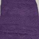 Aormenzy Purple Cable Knit Throw Blanket, Soft & Warm Knitted Blanket Throw for Couch Bed Sofa Living Room, 50 x 60 Inch
