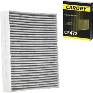 CARORY Cabin Air Filter w/Activated Carbon for BMW 320i (2013-2018), 328i (2013-2016), 330i (2017-2019), 335i (2014-2015), M2 (2016-2021), OE# 64119237554, 64119237555, CF11472, XC10010C