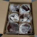 Solid Orange 14 oz Drinking Glasses (set of 6), Recycled Glass, Lead-free, Toxin-Free (14oz Drinking)