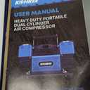 12V Air Compressor with Digital Display Pressure Panel 12.35 CFM