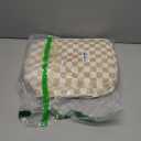 Bible Cover Case for Women Corduroy Bible Case for Girls Checkered Large Bible Cover with Handle Bible Study Supplies Accessories Christian Gifts for Women (Khaki, Medium)