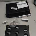 Drill-Free Front Tow Hook License Plate Holder Frame for Nissan GTR 370Z Sentra Juke for Infiniti G37 Q60 Q50 Stainless Steel Relocator Holder Front Bumper Frame Mounting Kit