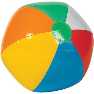 Rhode Island Novelty Inflatable 12 Inch Multicolored Beach Balls, Set of 12